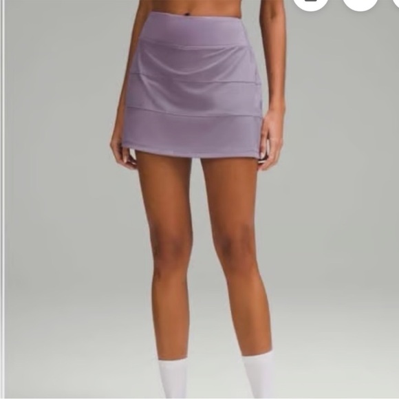 Lululemon Pace Rival Mid-Rise Skirt Purple Ash size 4 - Picture 3 of 7